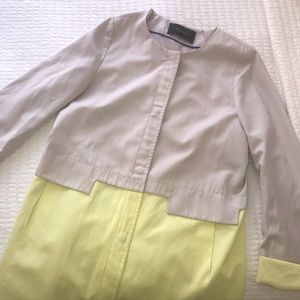 knee-length trench coat